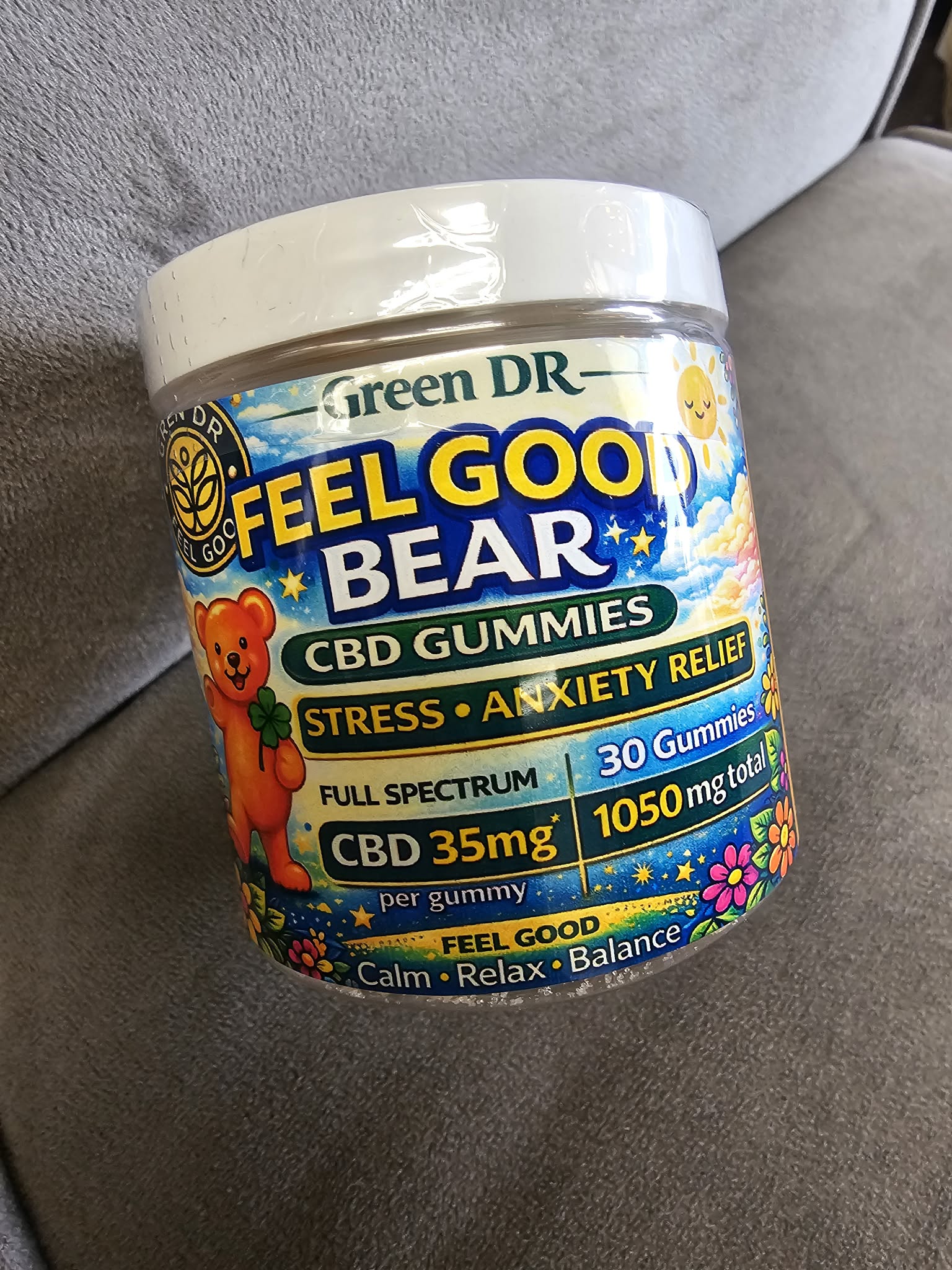 Green Dr Feel Good Bear CBD Gummies