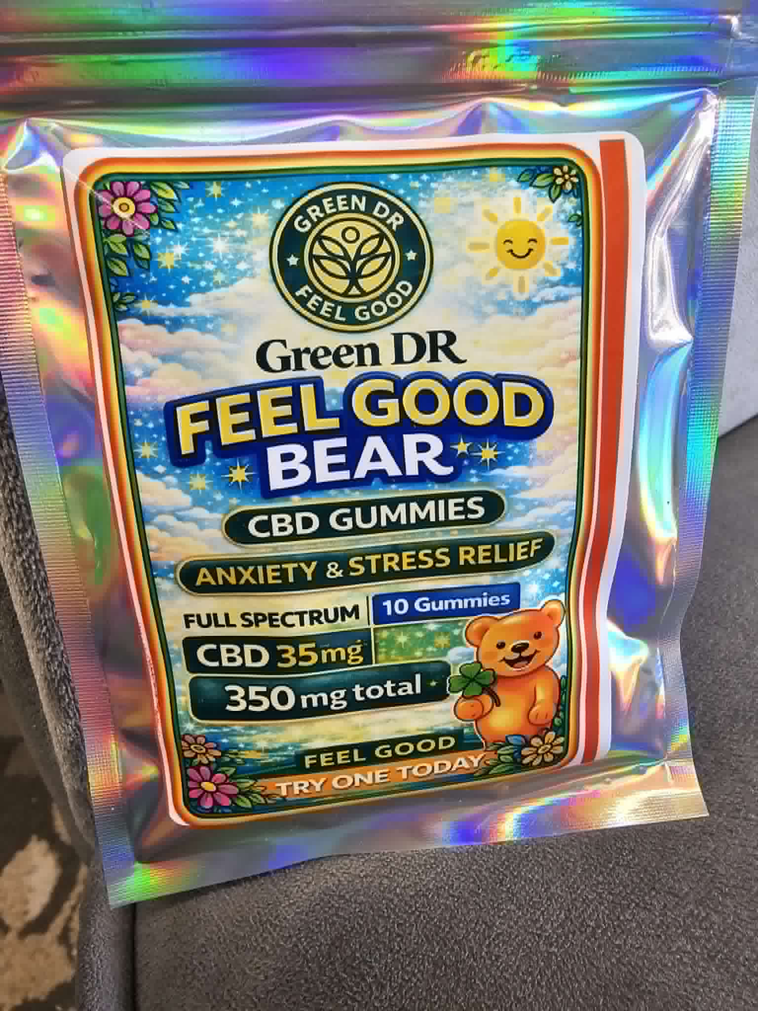 Green Dr Feel Good Bear CBD Gummies